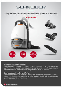 Schneider 3L Pack de 5 Sac aspirateur Product fiche