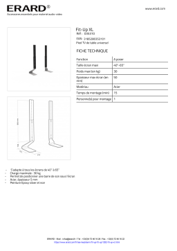 Erard Fit Up XL Meuble TV Product fiche