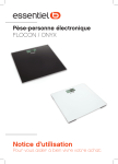 Essentielb EPP7 Flocon P&egrave;se personne Owner's Manual