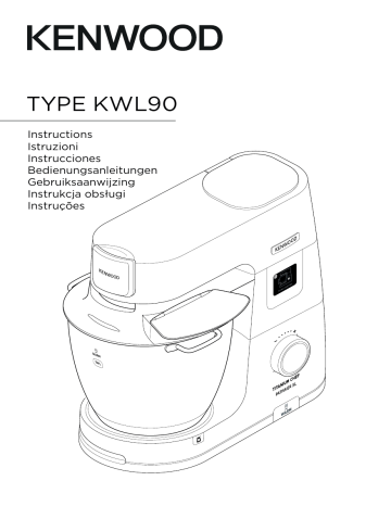 Manuel du propriétaire | Kenwood KWL90.009SI Titanium Chef Patissier XL Robot pâtissier Owner's Manual | Fixfr