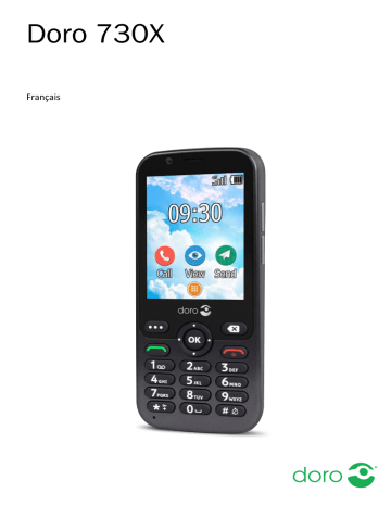 Manuel du propriétaire | Doro 730X Graphite Téléphone portable Owner's Manual | Fixfr