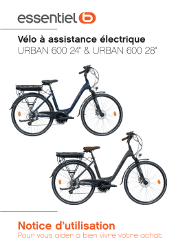 Essentielb Urban 600 28" gris noir Vélo électrique Owner's Manual