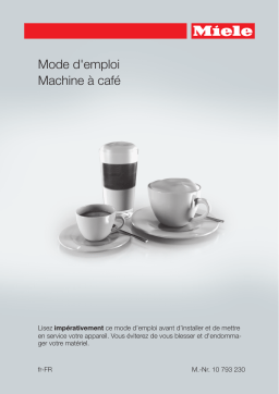 Miele CM 5300 RO Expresso Broyeur Owner's Manual