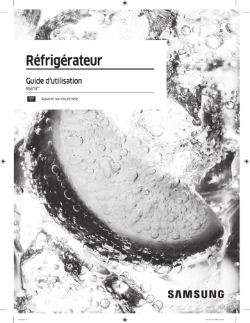 Manuel du propriétaire | Samsung RS68N8320S9 Réfrigérateur Américain Owner's Manual | Fixfr