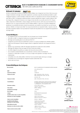 Otterbox 15 000 MAH USB-A et C sans fil Noir Batterie externe Product fiche