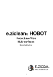 Eziclean HOBOT V2 Robot Lave vitre Owner's Manual