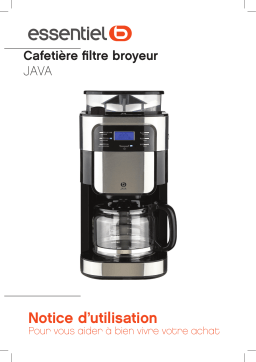 ESSENTIELB BROYEUR ECB 1 JAVA Cafetière filtre Manuel utilisateur