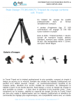 Peak-Design Travel Tripod en carbone Tr&eacute;pied Product fiche