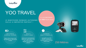 Product information | Babymoov YOO Travel Babyphone Product fiche | Fixfr