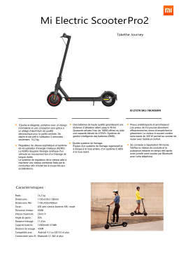 Xiaomi Pro2 FR Mi Electric Scooter Trottinette électrique Product fiche