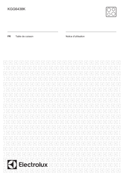 Electrolux KGG6438K Table gaz Owner's Manual