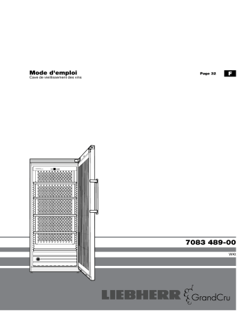 Manuel du propriétaire | Liebherr WKt5551-22 Cave à vin vieillissement Owner's Manual | Fixfr