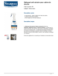 Starwax CABINE DOUCHE ANTI-CALCAIRE 500ML Anti calcaire Product fiche