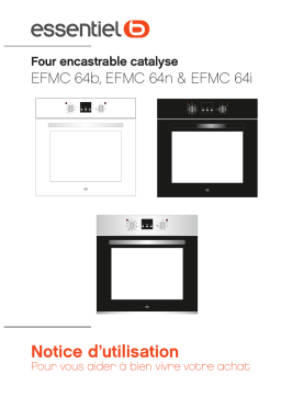 Essentielb EFMC 64i Four encastrable Owner's Manual