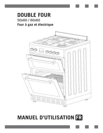 SM61DFN | Manuel du propriétaire | Germania SM61DFX Cuisinière mixte Owner's Manual | Fixfr