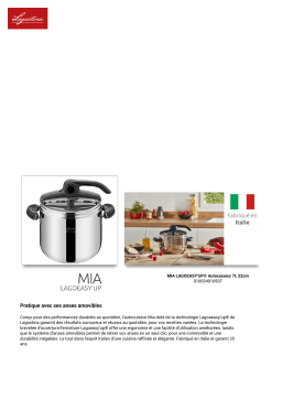 Lagostina Mia 7L 22cm Autocuiseur Product fiche