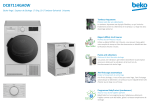 Beko DCB7114GA0W S&egrave;che linge &agrave; condensation Product fiche