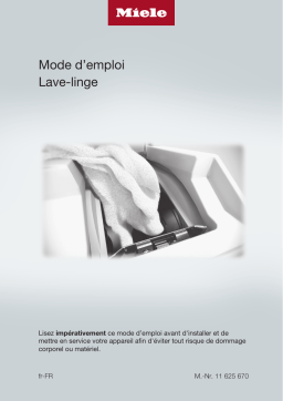 Miele WW 690 WPM Lave linge top Owner's Manual