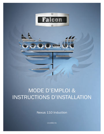 NEXUS110 INDUC INOX CHROME | NEXUS110 INDUC ARD/CHROME | Manuel du propriétaire | Falcon NEXUS110 BLANC CHRM Piano de cuisson induction Owner's Manual | Fixfr