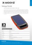 Xmoove 10 000 mAh SOLARGO POCKET Chargeur solaire Product fiche