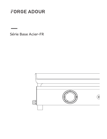 Base 60 Acier | Owner's manual | Forge Adour Base 45 Acier Plancha gaz Manuel du propriétaire | Fixfr