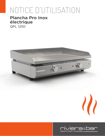 Manuel du propriétaire | Riviera Et Bar QPL1250 Plancha électrique Owner's Manual | Fixfr