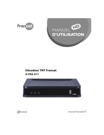 Manuel du propriétaire | Essentielb D-FRA-911 Fransat Décodeur satellite Owner's Manual | Fixfr