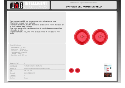 TNB 2 LED pour roue vélo Lumière Product fiche