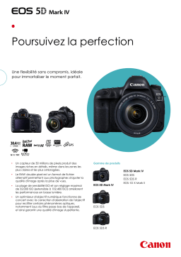 Canon EOS 5D Mark IV Nu Appareil photo Reflex Product fiche