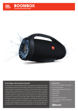 JBL Boombox Noir Enceinte Bluetooth Product fiche