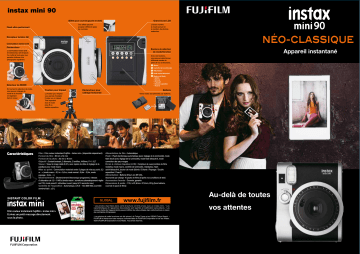 Product information | Fujifilm Instax Mini 90 Noir Appareil photo Instantané Product fiche | Fixfr