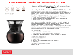 Bodum FILTRE PERMANENT POUR OVER - 4 TASSES Cafetière filtre Product fiche
