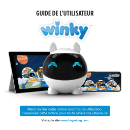 Winky ludo-éducatif Robot connecté Owner's Manual