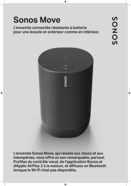 Sonos Move Blanc Enceinte Product fiche