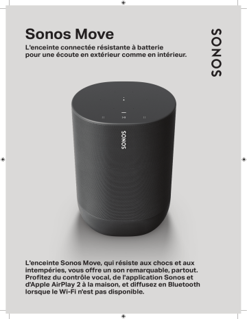 Product information | Sonos Move Blanc Enceinte Product fiche | Fixfr