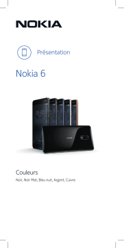 Nokia 6 Noir Smartphone Product fiche