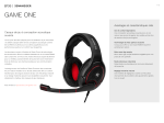 Epos Sennheiser Game one Casque gamer Product fiche