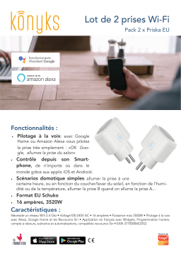 Konyks Pack Priska EU x2 Prise connectée Product fiche