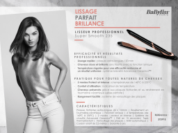 Babyliss ST391E Lisseur Product fiche