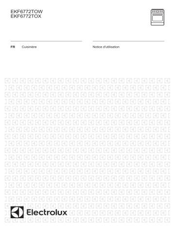 Manuel du propriétaire | Electrolux EKF6772TOX Cuisinière induction Owner's Manual | Fixfr