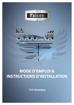 Falcon DELUX110 VITRO CREM/CHROME Piano de cuisson vitrocéramique Owner's Manual