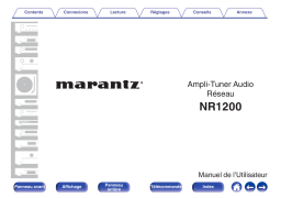 Marantz NR1200 Noir Amplificateur HiFi Owner's Manual