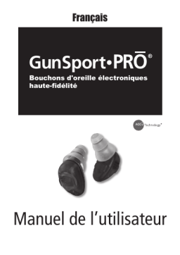 Etymotic GSP-15 GunSport-PRO Electronic Earplugs Manuel utilisateur