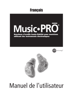 Etymotic MP-9-15 Music-PRO Electronic Earplugs Manuel utilisateur