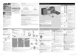 JVC UX-G305 Manuel utilisateur