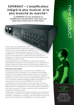 NAIM1 SUPERNAIT Manuel utilisateur