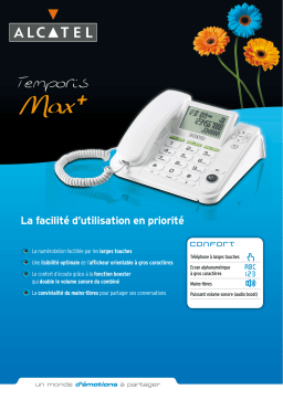 ATLINKS TEMPORIS MAX PLUS Manuel utilisateur