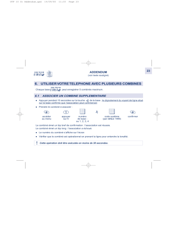 Manuel du propriétaire | ATLINKS ONE TOUCH FIRST OTF 10 ADDENDUM Manuel utilisateur | Fixfr