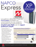 NAPCO XP 400 Manuel utilisateur