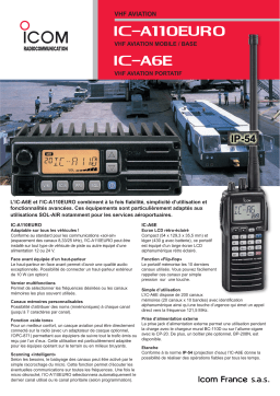 ICOM IC-A6E Manuel utilisateur